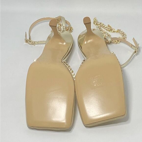 Nalebe Stellar Crystal-Embellished Ankle-Strap Pumps size 38 - Picture 12 of 13